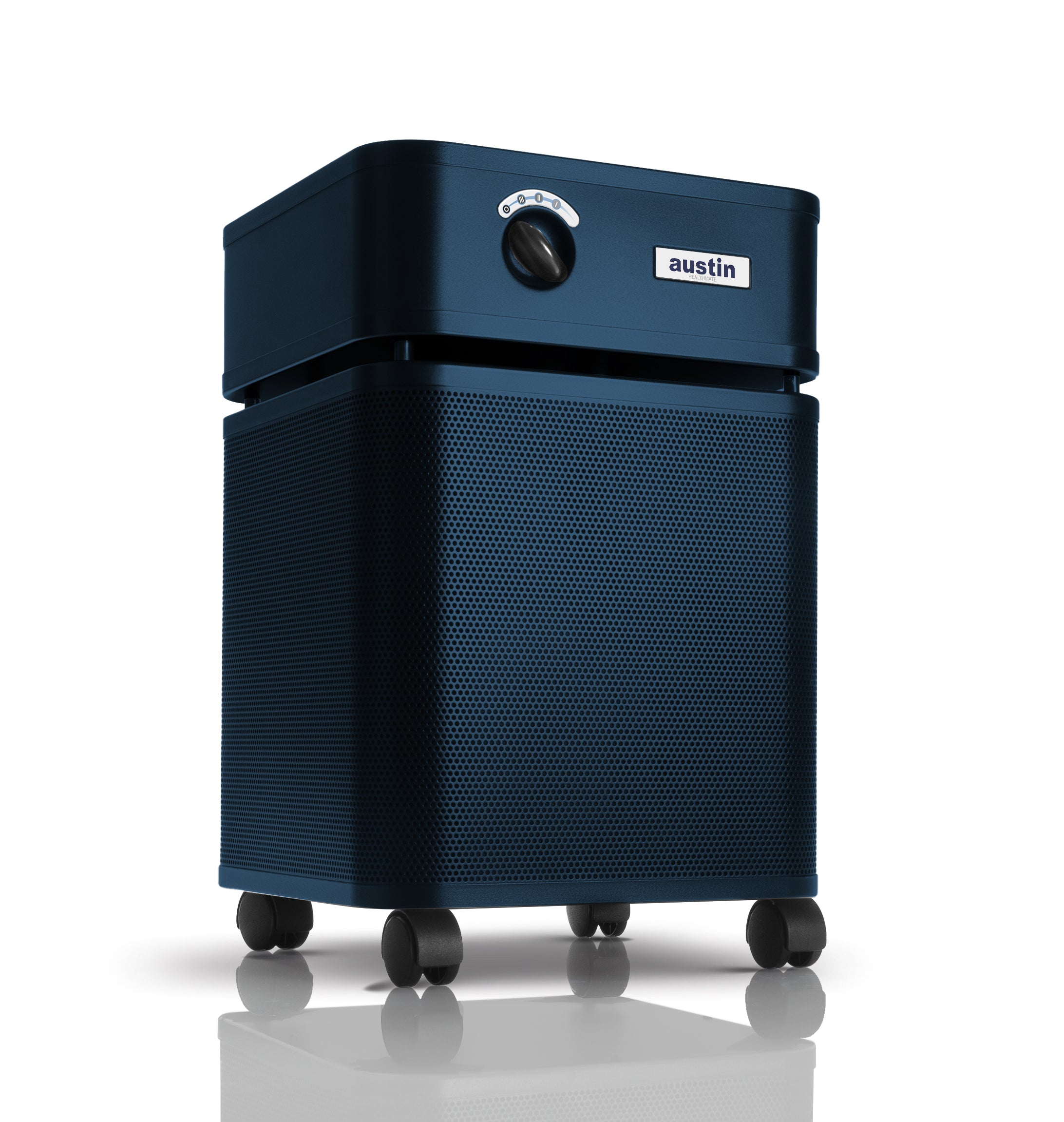 Midnight Blue Austin Air HealthMate Air Purifier Hero Image