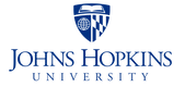 Johns Hopkins University logo on a white background