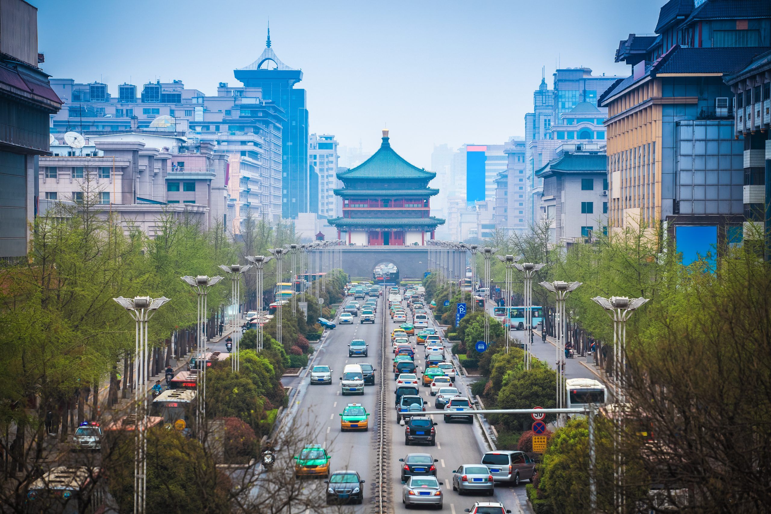 Outdoor air purifier shields people of China from pollution