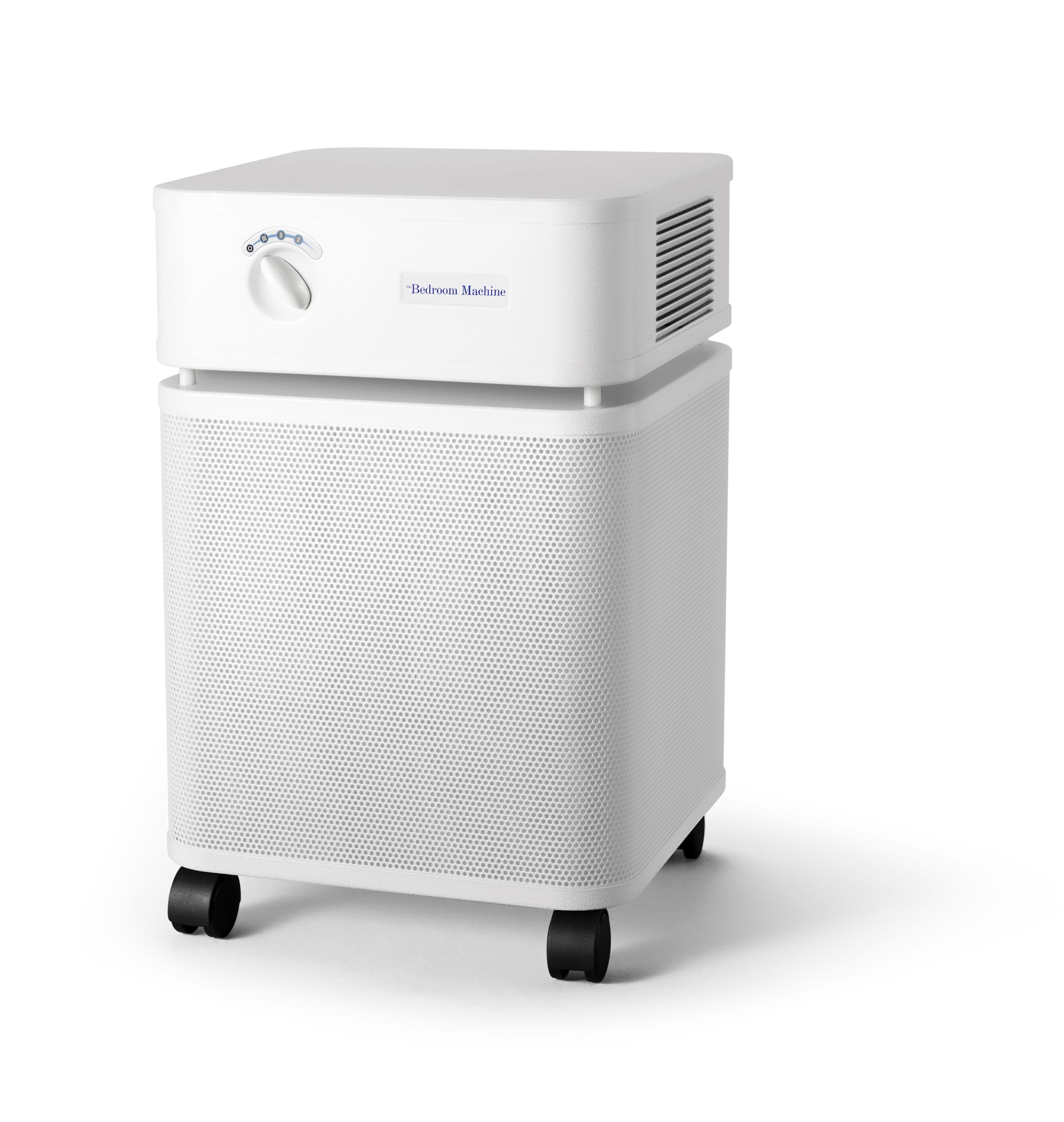White Austin Air Bedroom Machine Air Purifier Left Angle