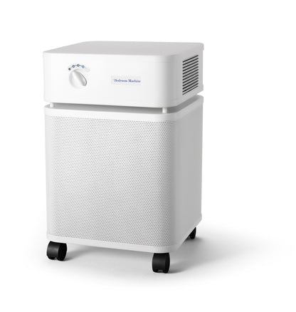 White Austin Air Bedroom Machine Air Purifier Left Angle