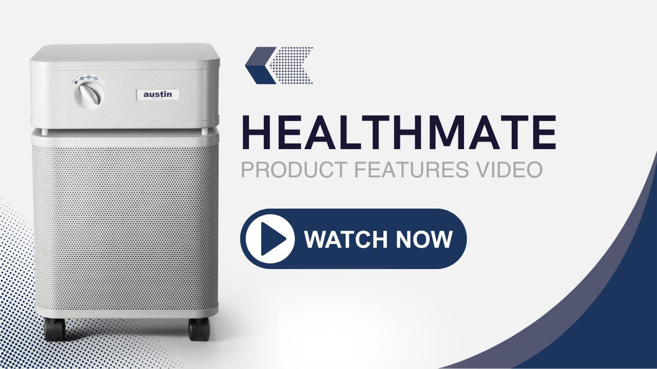 Load video: Overview of the Austin Air HealthMate air purifier and its key features