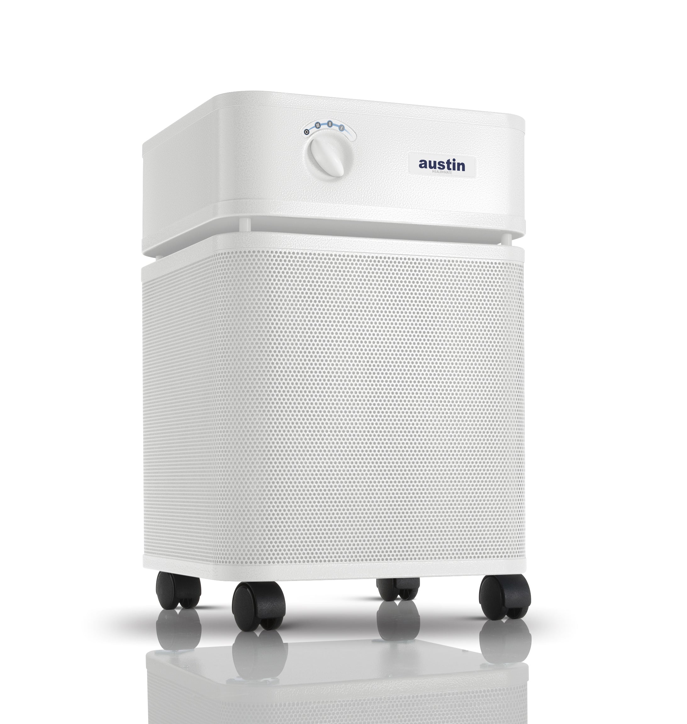 White Austin Air HealthMate Air Purifier Hero Image