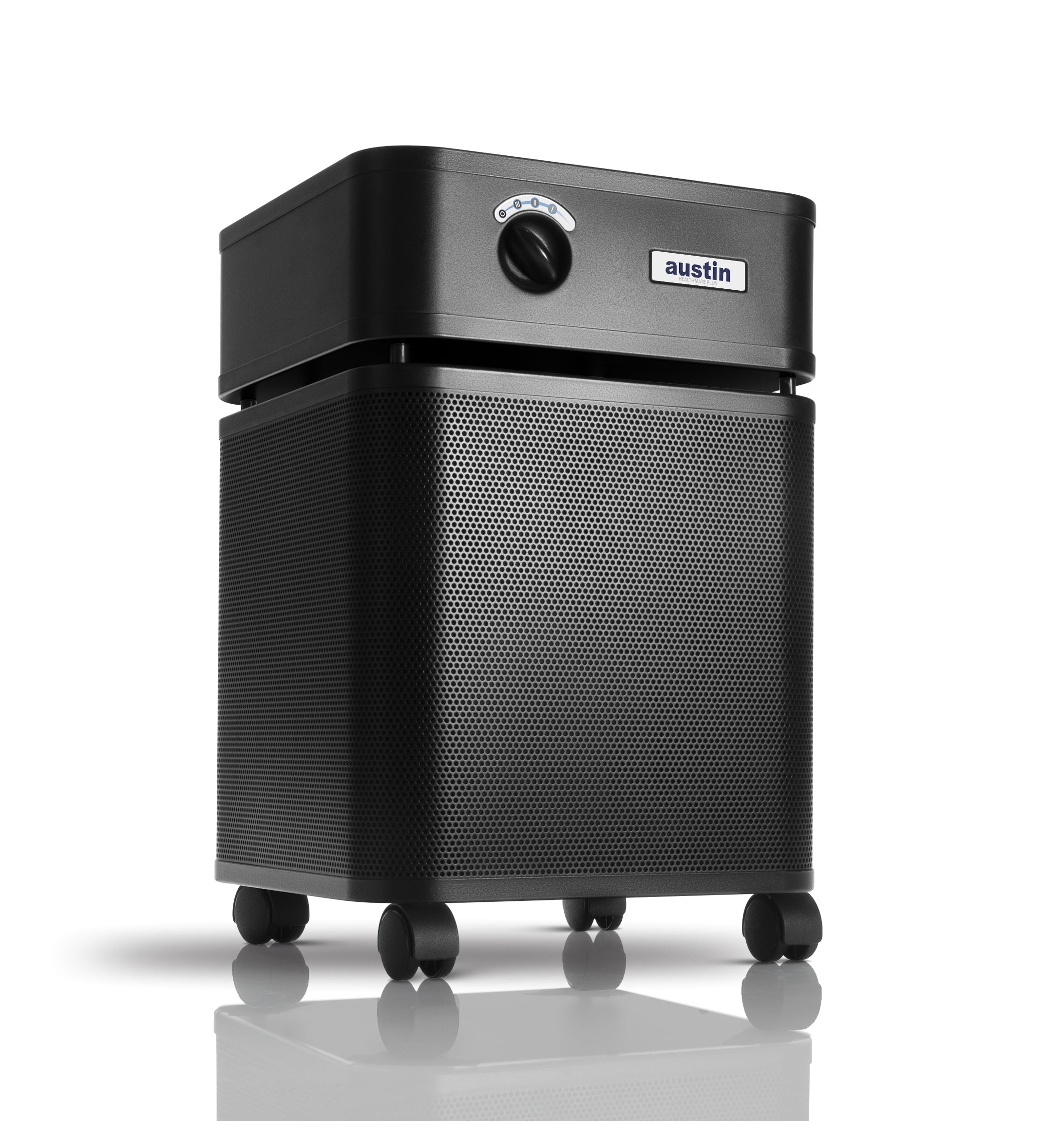 Black Austin Air HealthMate Plus Air Purifier Hero