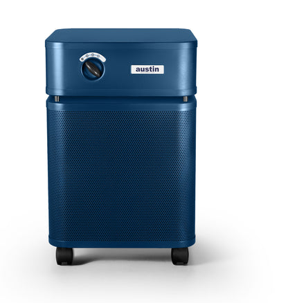 Midnight Blue Austin Air HealthMate Plus Air Purifier Front Angle