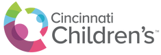 Logo of Cincinnati Children's with a colorful circle design on a white background